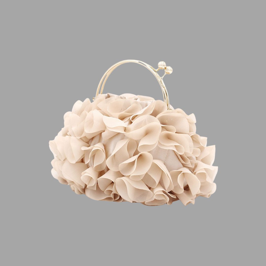 Chiba | Blüten Handtasche mit Kette
