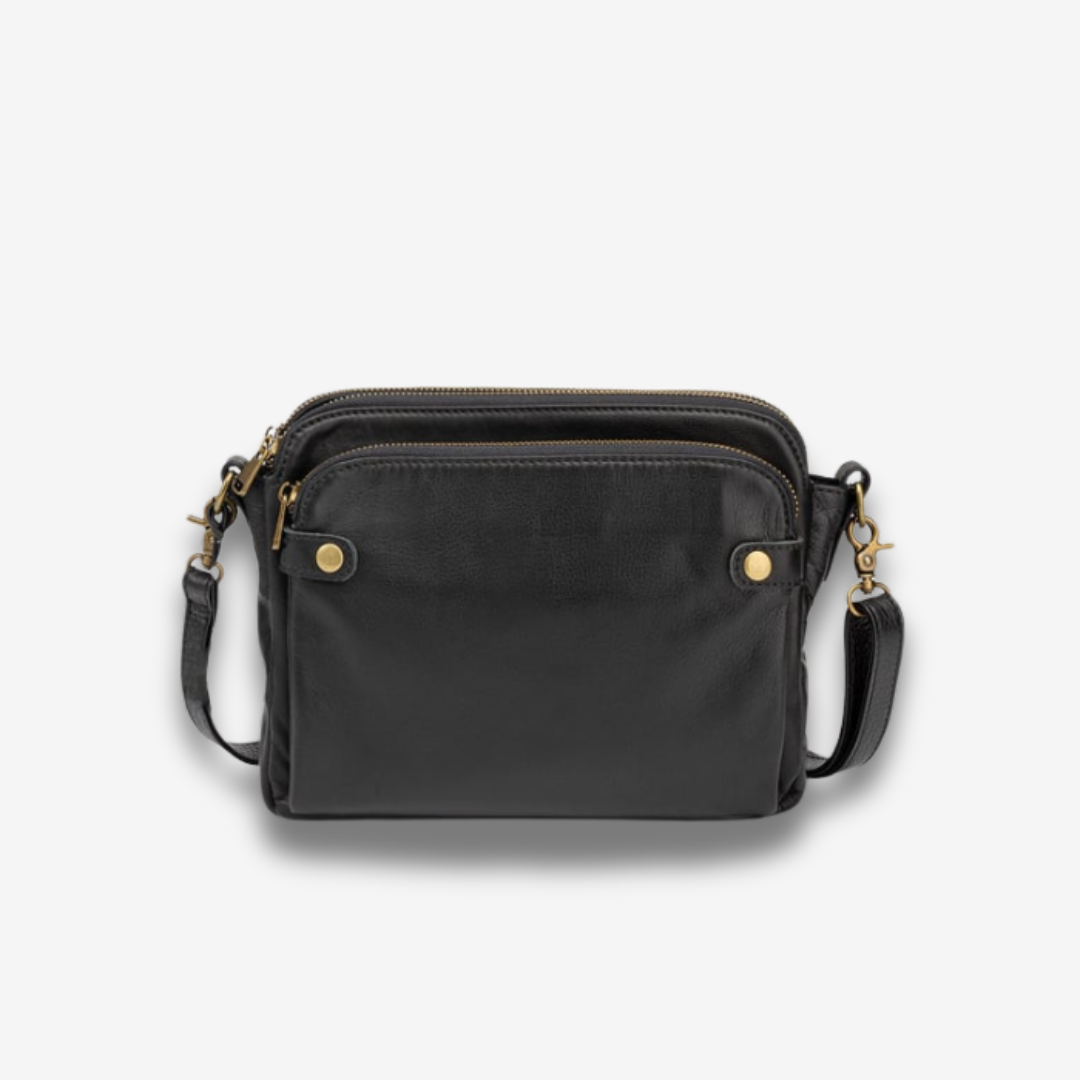 Kanchanaburi | Geräumige elegante Schultertasche Leder