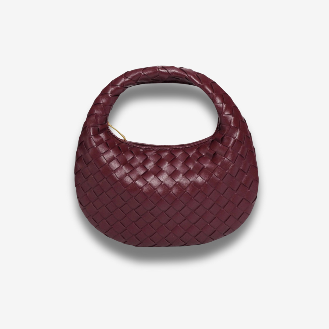 Gisenyi | Geflochtene Lederhandtasche