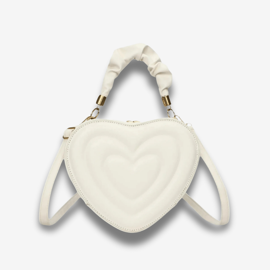Warri | verspielte Herz‑Form‑Ledertasche