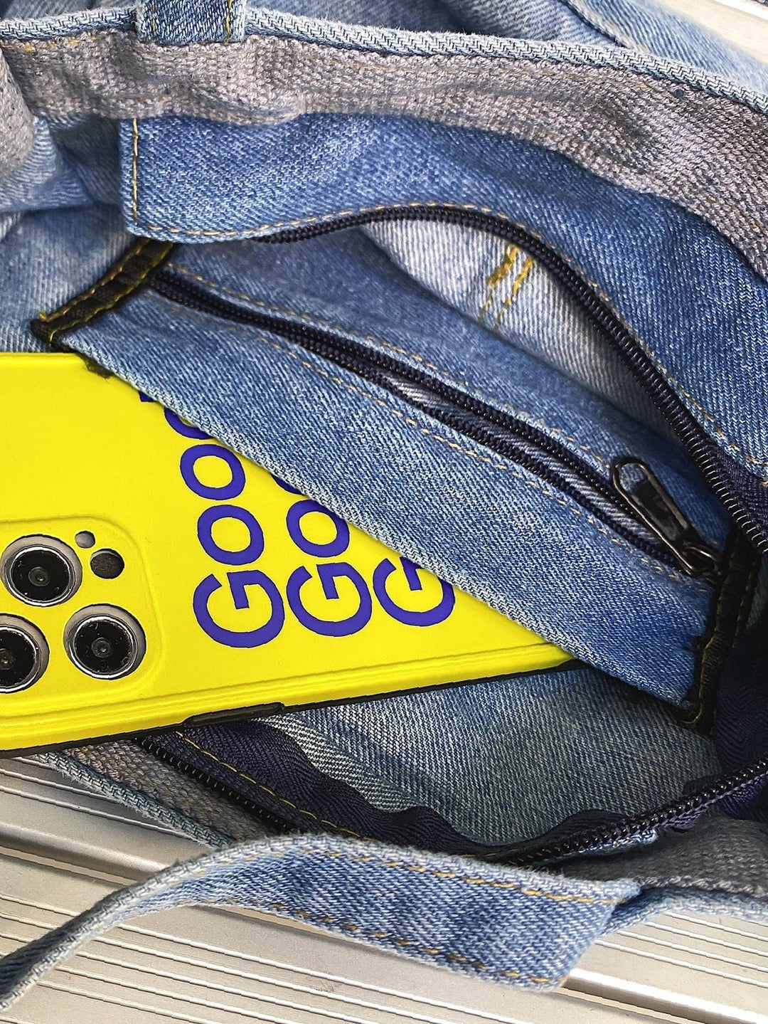 Akita | Stilvolle Denim Tragetasche