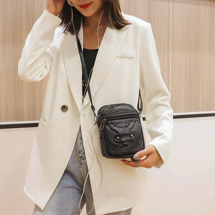 Funafuti | Crossbody Ledertasche Damen