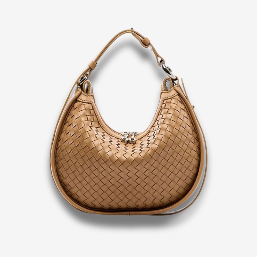Ouidah | Gewebte Crescent Schultertasche