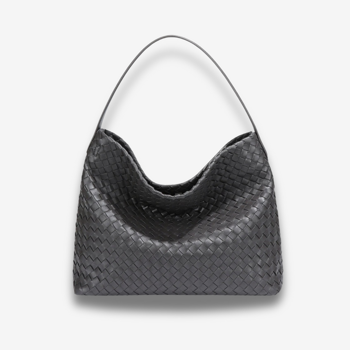 Najaf | Geflochtene Schultertasche aus Leder