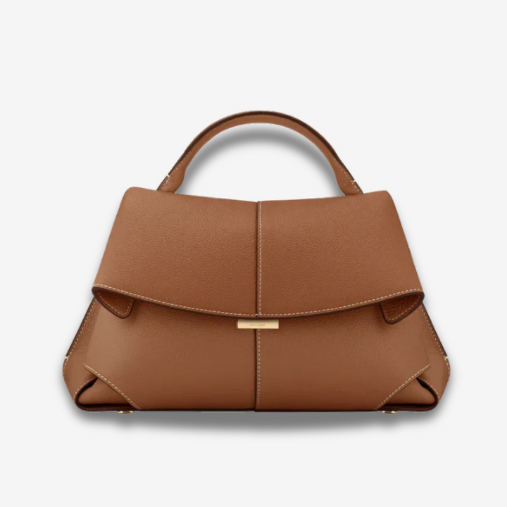 Gweru | Strukturierte Ledertasche mit Schnalle