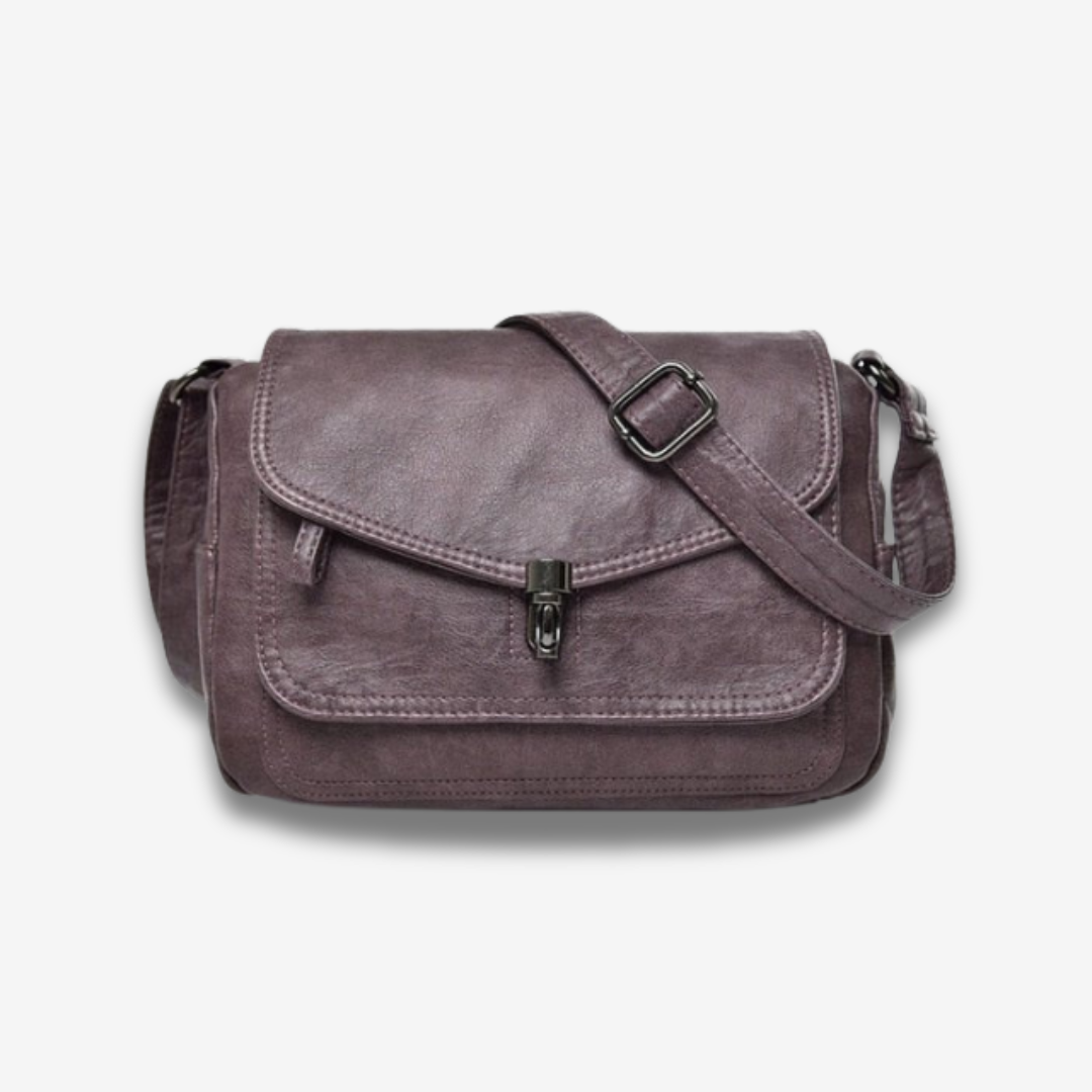 Mansoura | Elegante Leder Schultertasche”