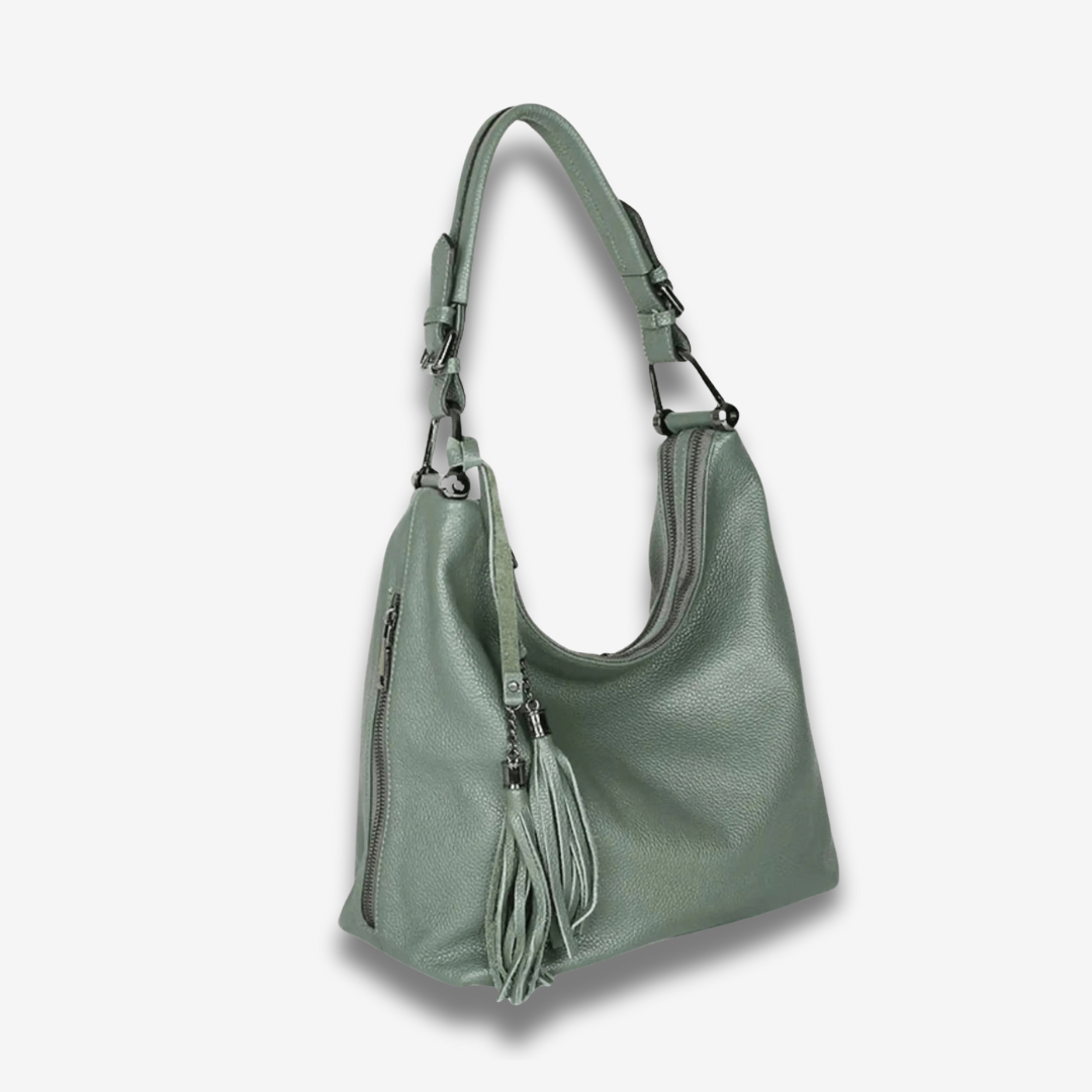 Saskatoon | Roter Leder Hobo Bag