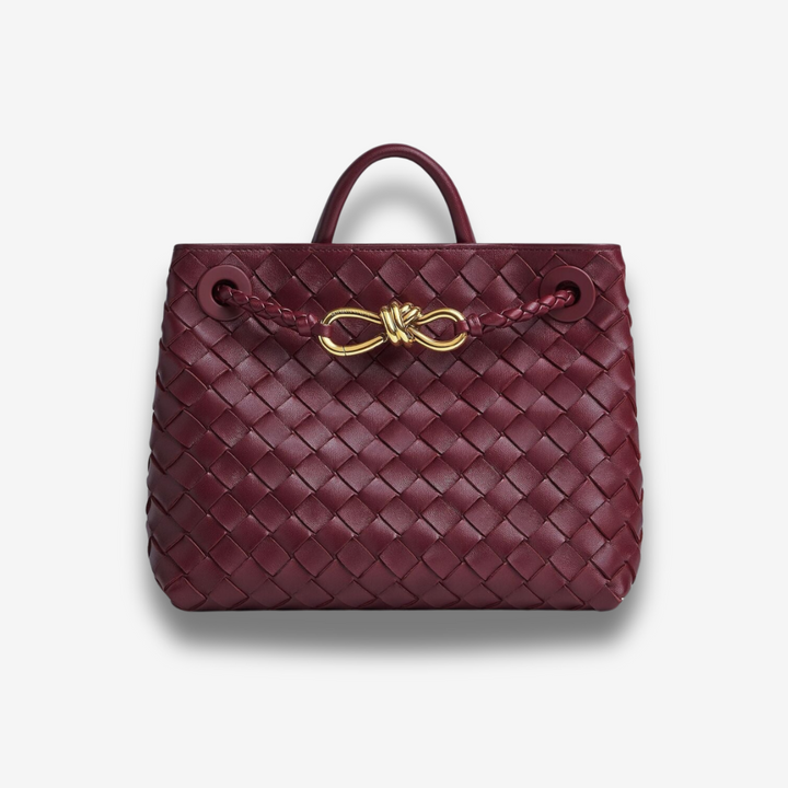 Mangilao | Gewebte vegane Tote Bag mit Golddetail