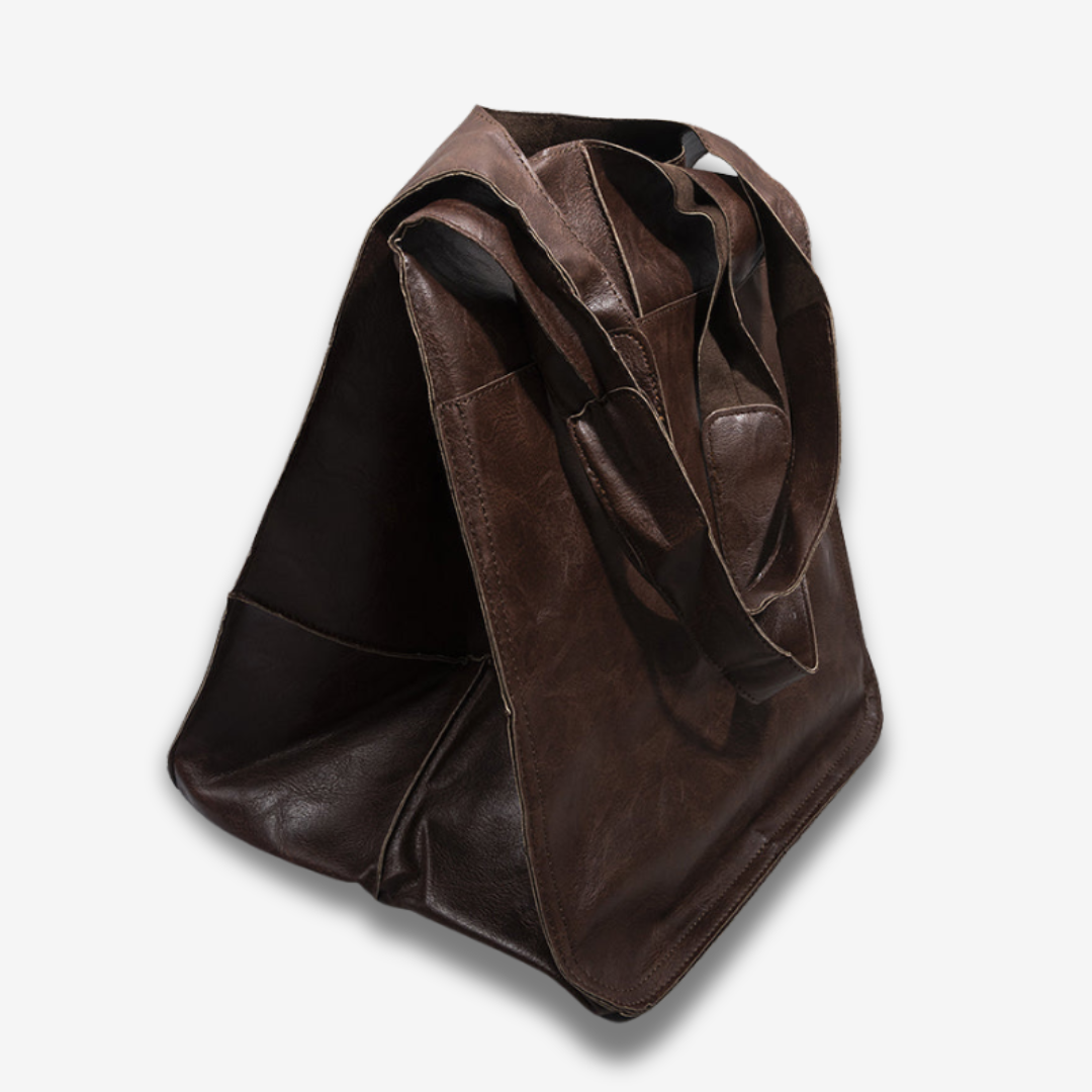 Beirut | Vintage Kunstleder Hand‑ & Schultertasche