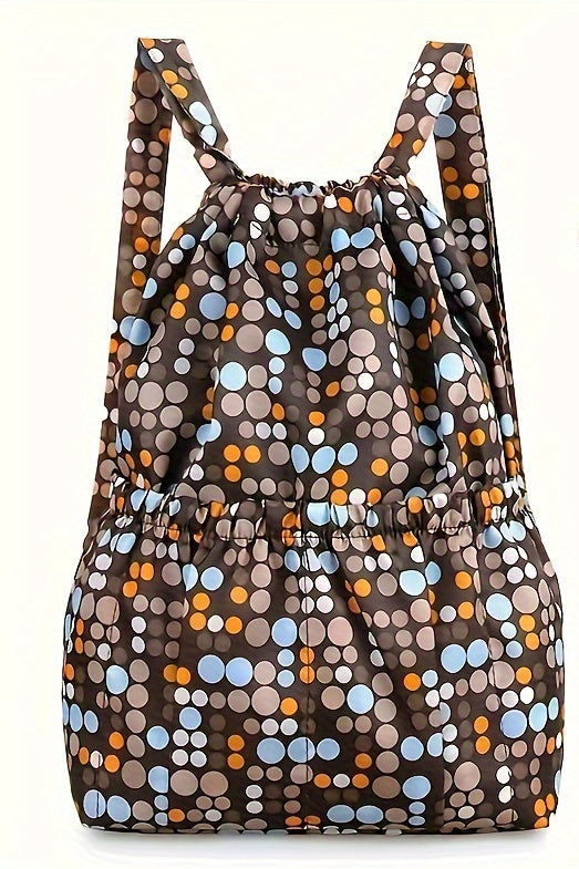 Qingdao | Stylischer Rucksack mit Polka-Dot-Muster