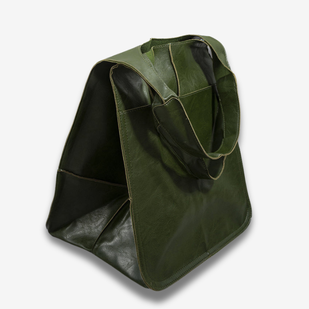 Beirut | Vintage Kunstleder Hand‑ & Schultertasche