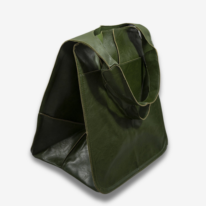 Beirut | Vintage Kunstleder Hand‑ & Schultertasche