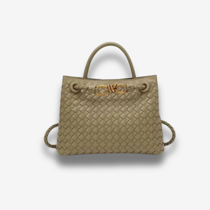 Assisi  | Geflochtene Leder‑Midi‑Tote