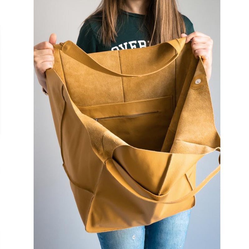 Beirut | Vintage Kunstleder Hand‑ & Schultertasche