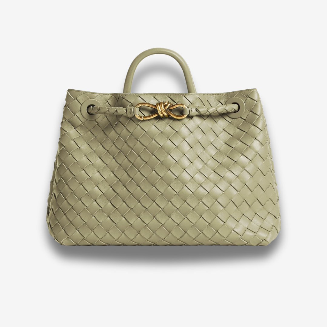 Mangilao | Gewebte vegane Tote Bag mit Golddetail