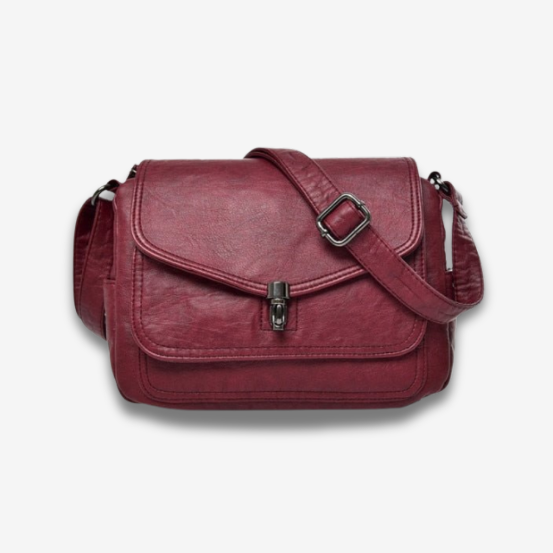 Mansoura | Elegante Leder Schultertasche”