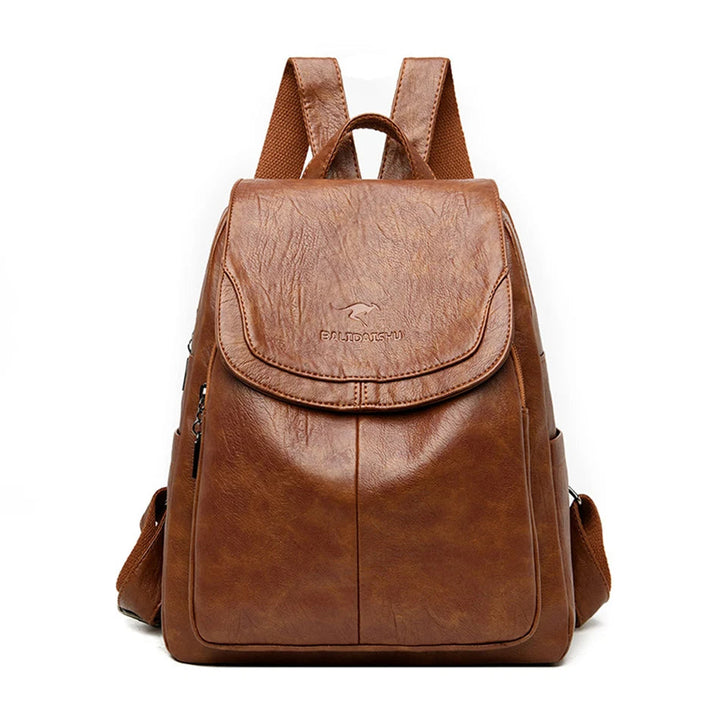 Adelaide | Diebstahlsicherer Lederrucksack