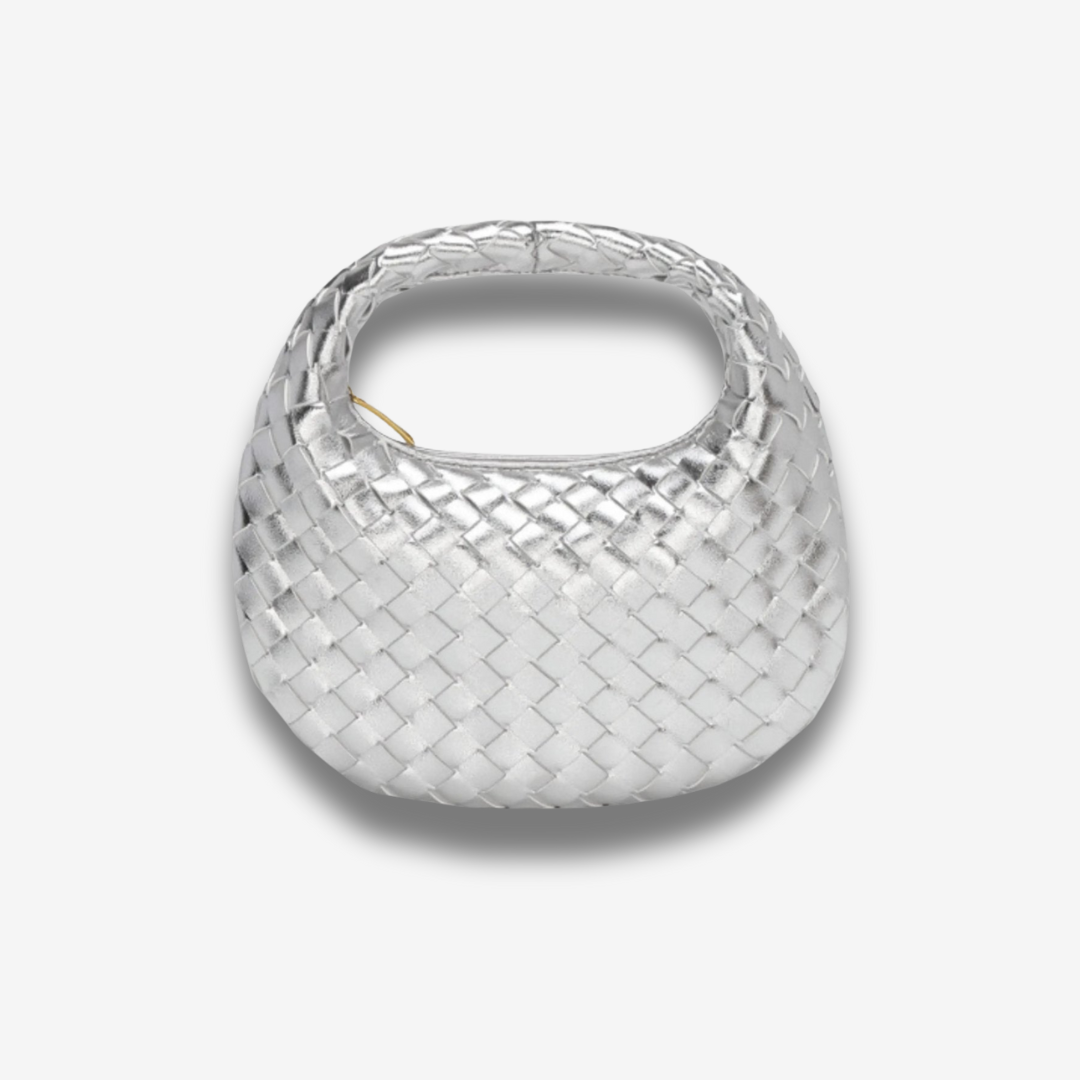Gisenyi | Geflochtene Lederhandtasche
