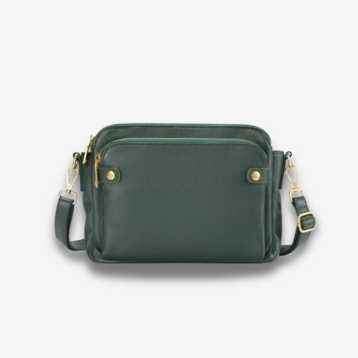 Kanchanaburi | Geräumige elegante Schultertasche Leder