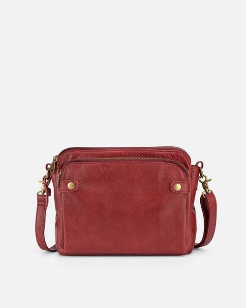 Kanchanaburi | Geräumige elegante Schultertasche Leder