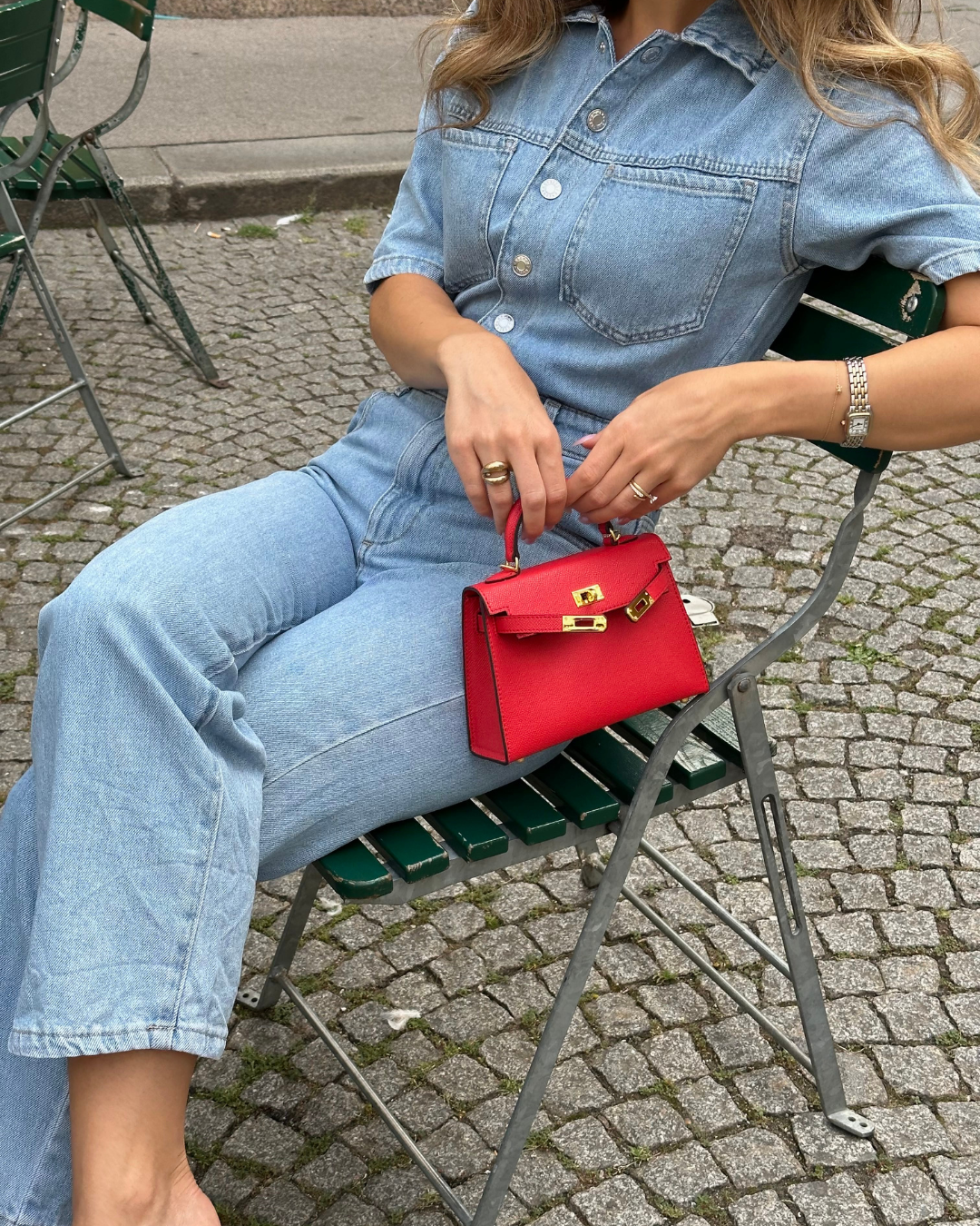 Aalborg | Kleine Trage‑Satchel in veganem Leder