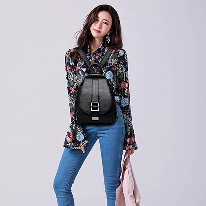 Kumamoto | Stilvoller Leder Rucksack für Alltag