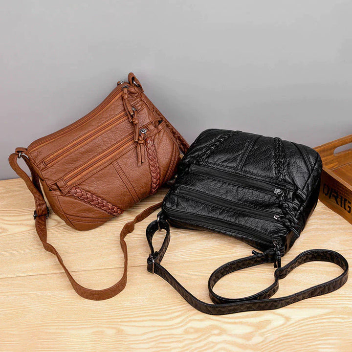 Stockholm | Große PU‑Schultertasche