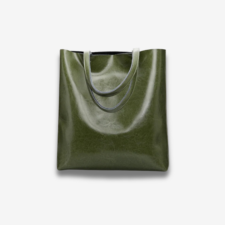 Patna | Minimalistische Leder‑Tote für Alltag