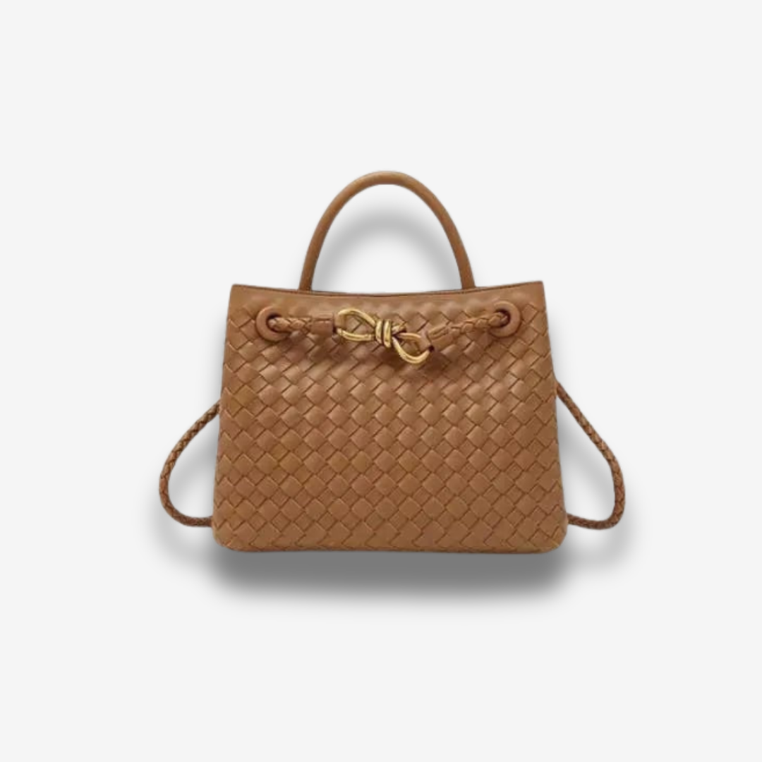 Assisi  | Geflochtene Leder‑Midi‑Tote