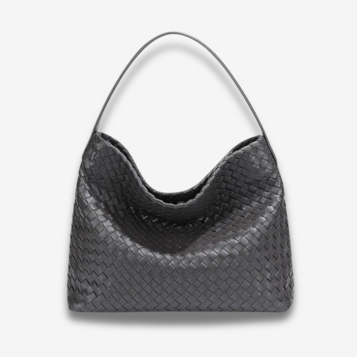 Laval | Gewebte Leder-Schultertasche