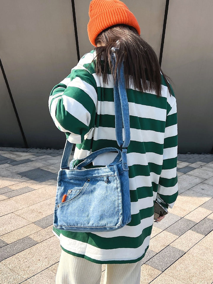 Akita | Stilvolle Denim Tragetasche