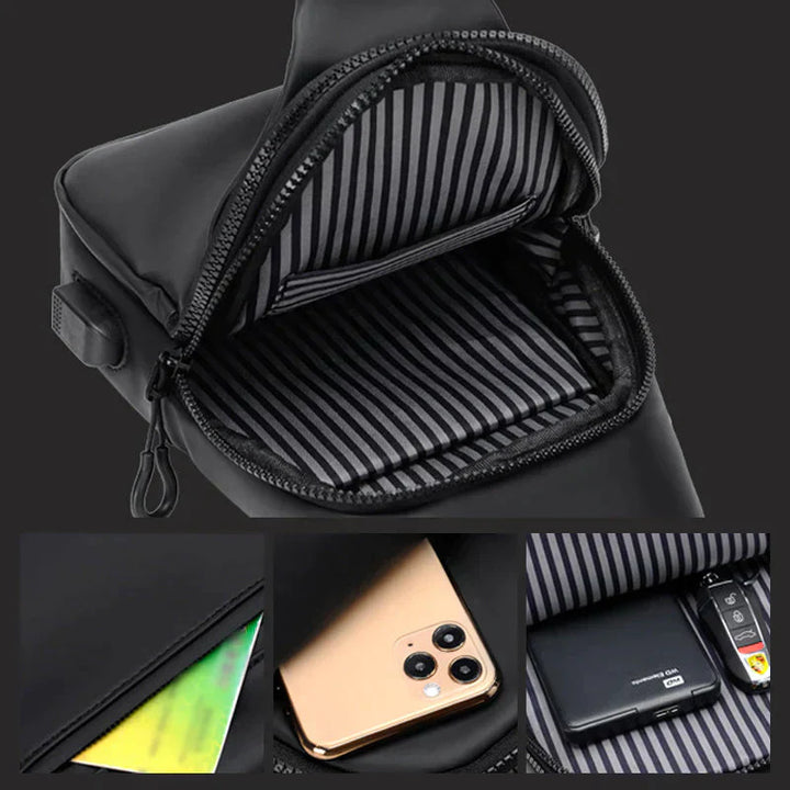 Bielefeld | Wasserfeste Crossbody Antidiebstahl Tasche