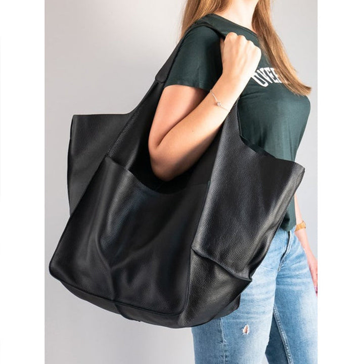 Beirut | Vintage Kunstleder Hand‑ & Schultertasche