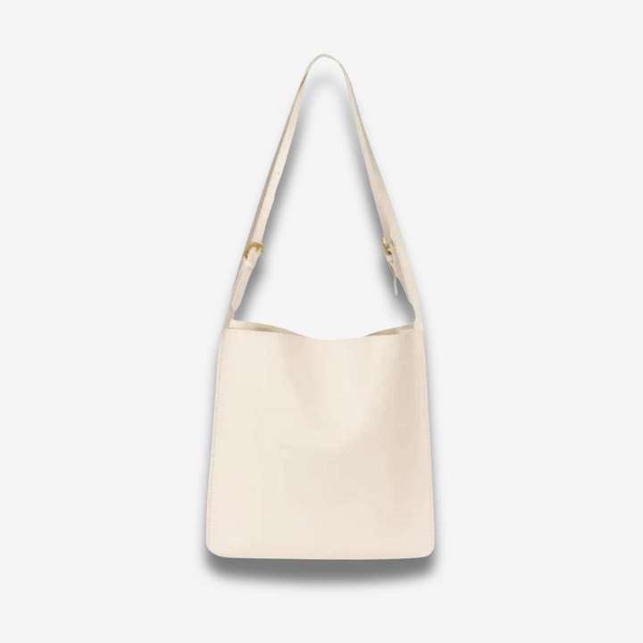 Goma | Halbmond-Schultertasche aus veganem Leder