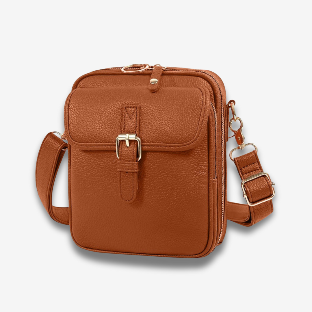Rostock | Kompakte Leder-Crossbodytasche Damen"