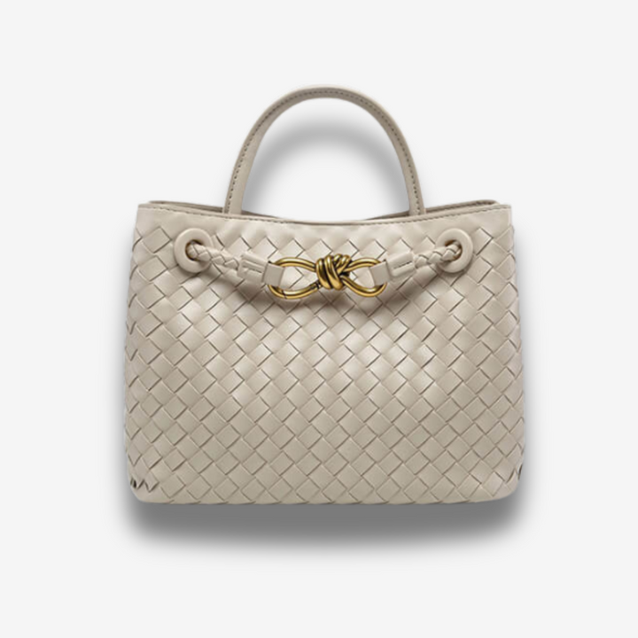 Mangilao | Gewebte vegane Tote Bag mit Golddetail
