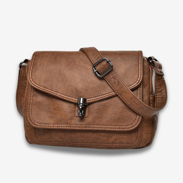 Mansoura | Elegante Leder Schultertasche”