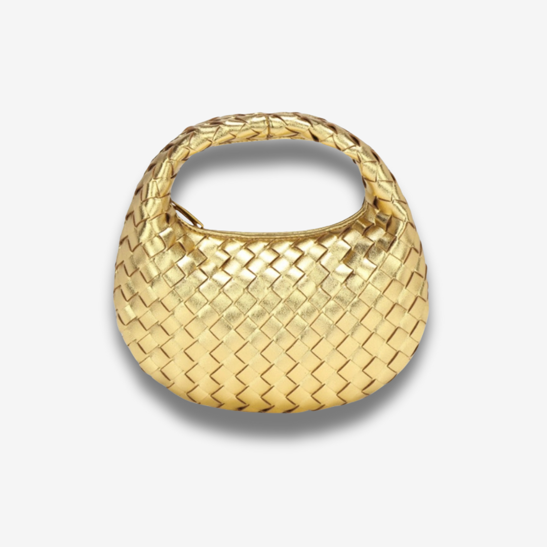 Gisenyi | Geflochtene Lederhandtasche