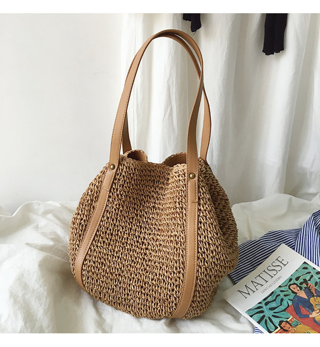 Takamatsu | Geflochtene Sommer Tote Tasche
