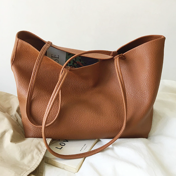 Lübeck | Elegante Leder Tote Bag