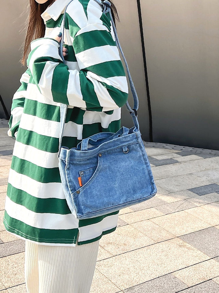 Akita | Stilvolle Denim Tragetasche