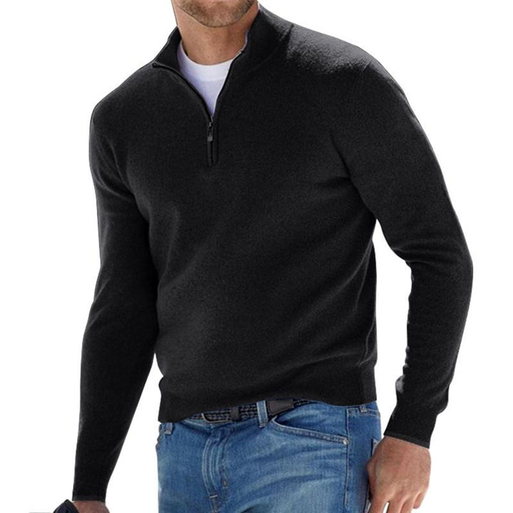 Florinor | Herren Strickpullover mit Reißverschluss
