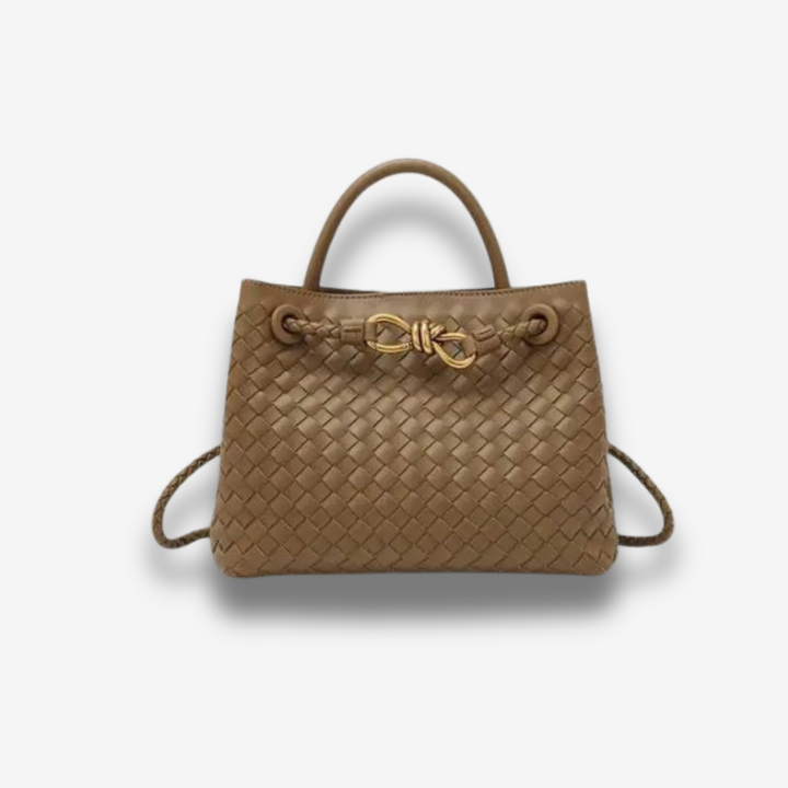 Assisi  | Geflochtene Leder‑Midi‑Tote