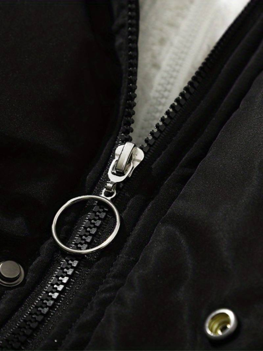 Yvette | Moderner Warmer Wintermantel mit Reißverschluss (unisex)