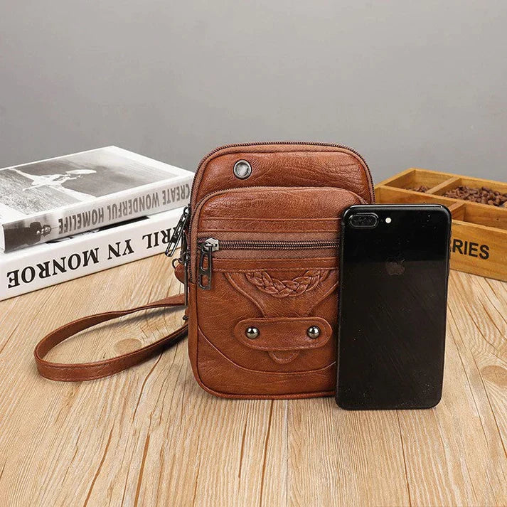 Funafuti | Crossbody Ledertasche Damen