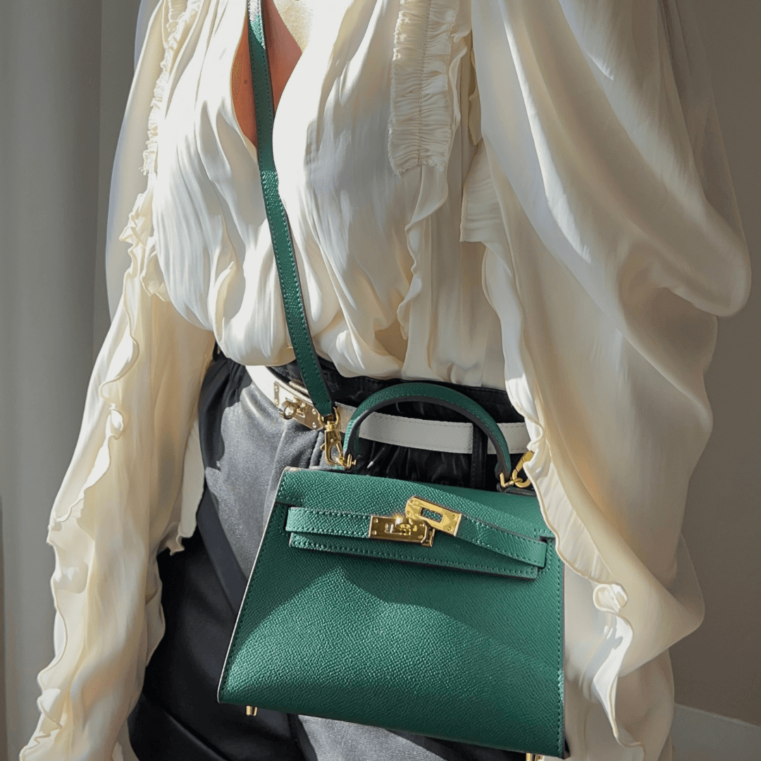 Aalborg | Kleine Trage‑Satchel in veganem Leder