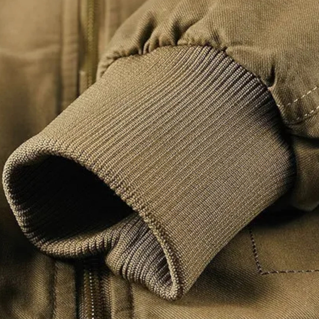 Jorex | Herren Freizeitjacke aus Baumwoll-Lammwoll-Mix