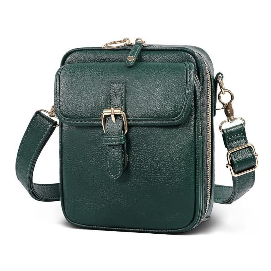 Rostock | Kompakte Leder-Crossbodytasche Damen"