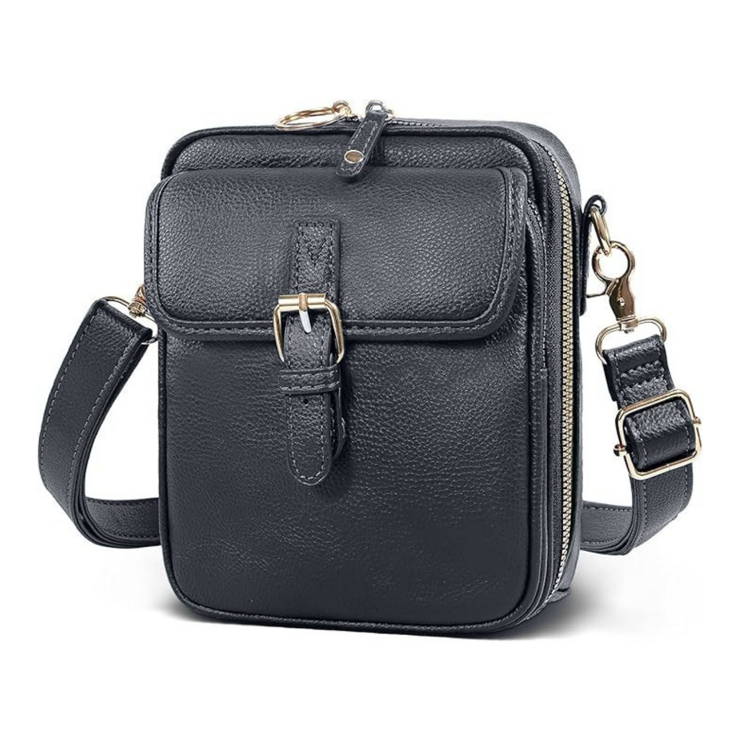 Rostock | Kompakte Leder-Crossbodytasche Damen"