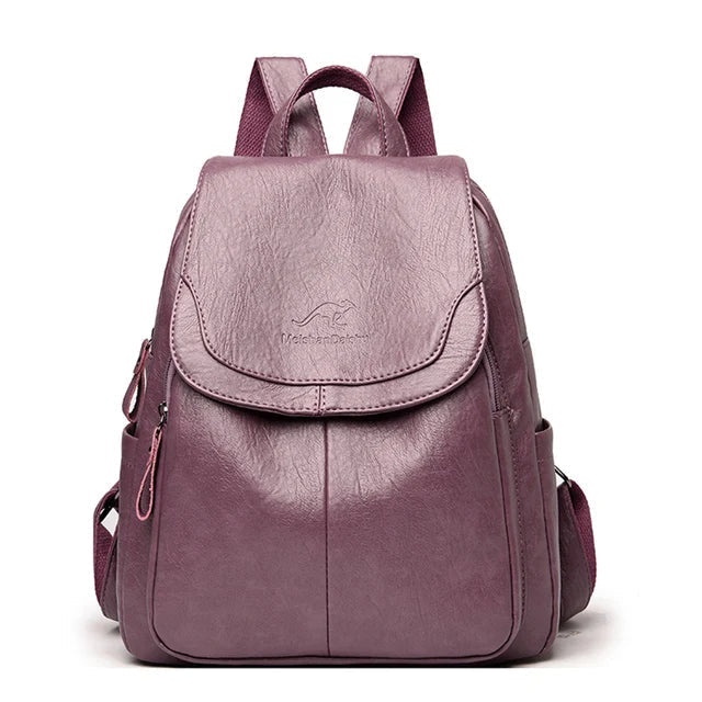 Adelaide | Diebstahlsicherer Lederrucksack